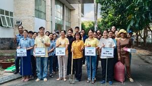 Trung tâm Kiểm nghiệm Thuốc, Mỹ phẩm, Thực phẩm phát động phong trào "Xây dựng đơn vị xanh-sạch-đẹp"