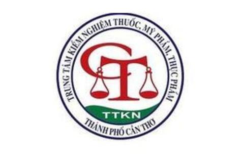 Thông báo mẫu con dấu của Trung tâm Kiểm nghiệm Thuốc, Mỹ phẩm, Thực phẩm thành phố Cần Thơ